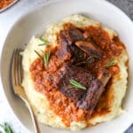 Beer braised short ribs are the ultimate comfort food