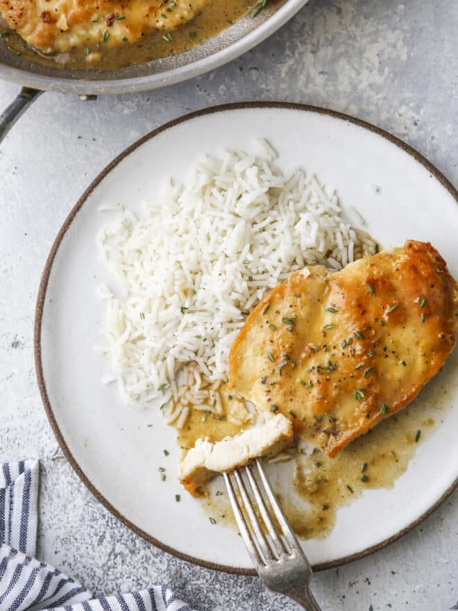 Easy Skillet Chicken with Herb Butter Sauce