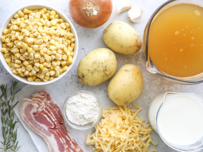 corn chowder ingredients