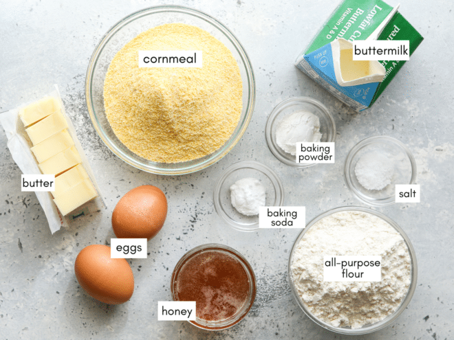 honey buttermilk cornbread ingredients