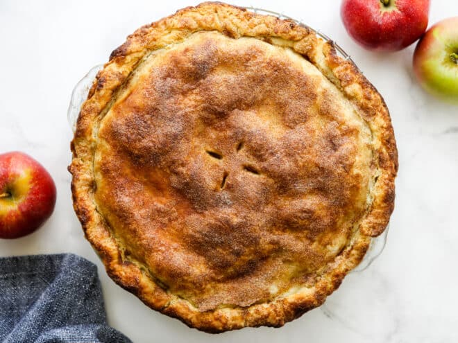 baked mile high apple pie