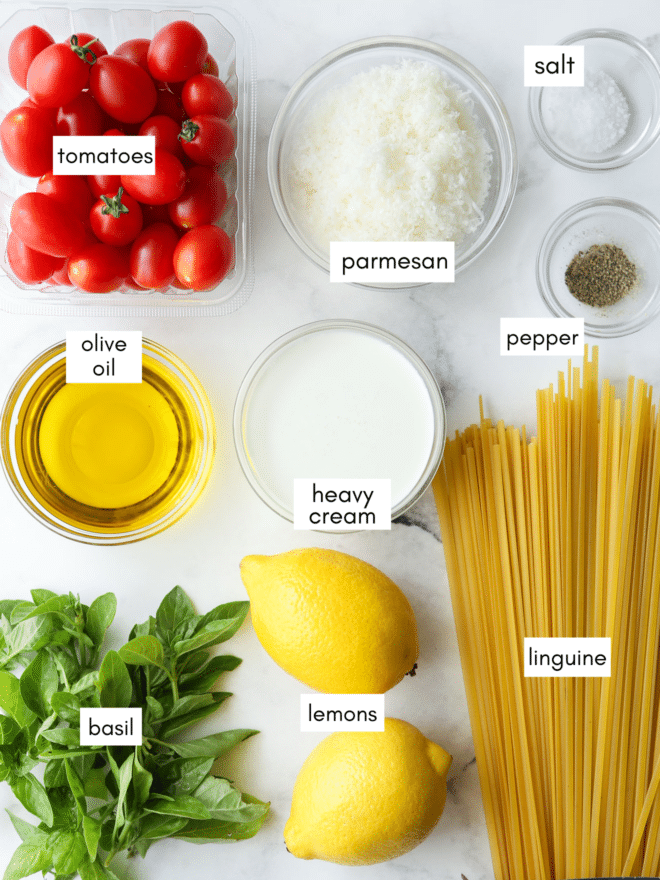 lemon pasta ingredients