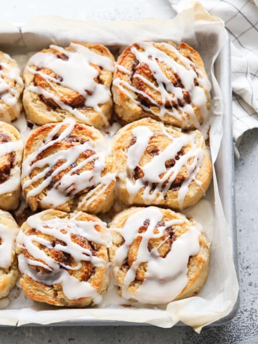 Cinnamon Roll Biscuits - Completely Delicious