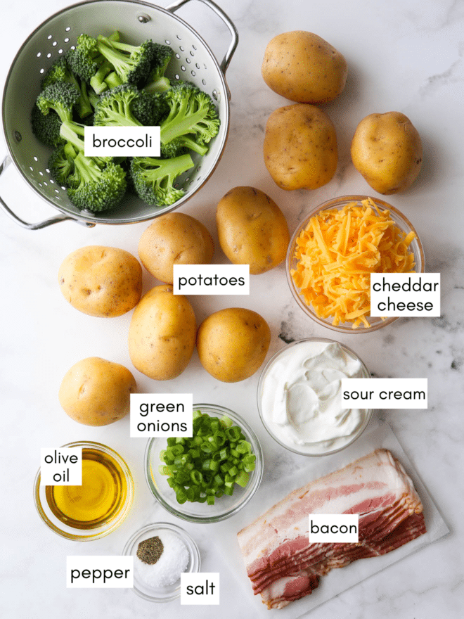 baked potato sheet pan ingredients