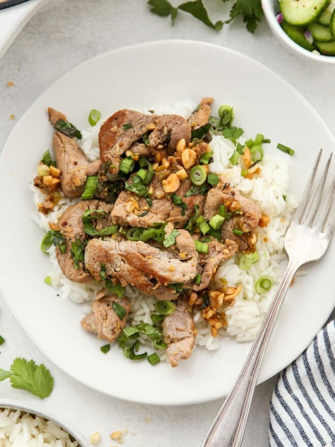 marinated pork tenderloin with lemongrass and ginger