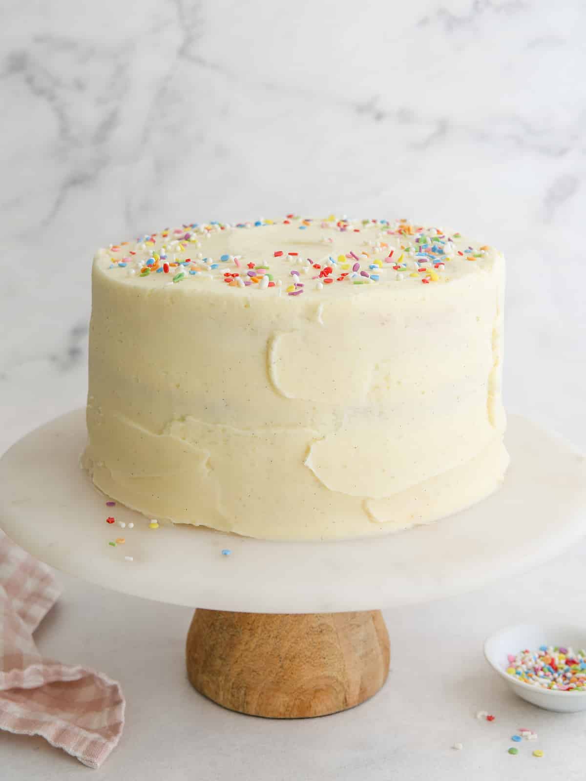 The Ultimate Vanilla Layer Cake - Completely Delicious
