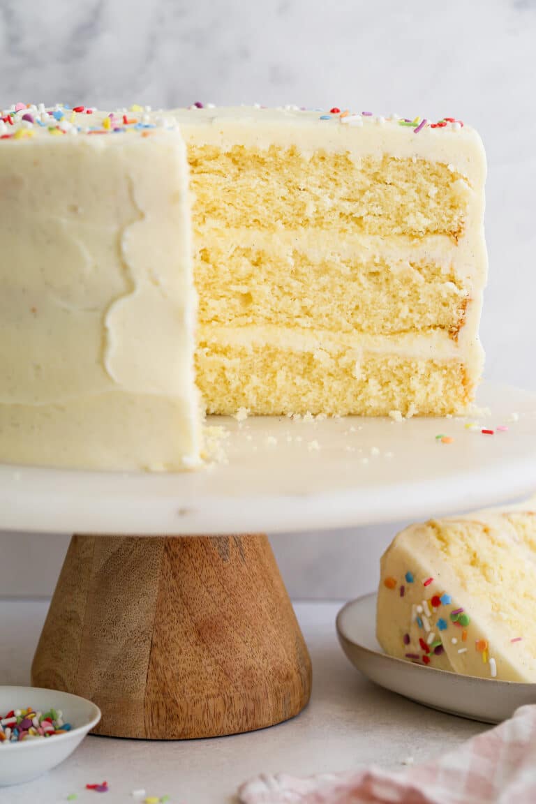 The Ultimate Vanilla Layer Cake - Completely Delicious