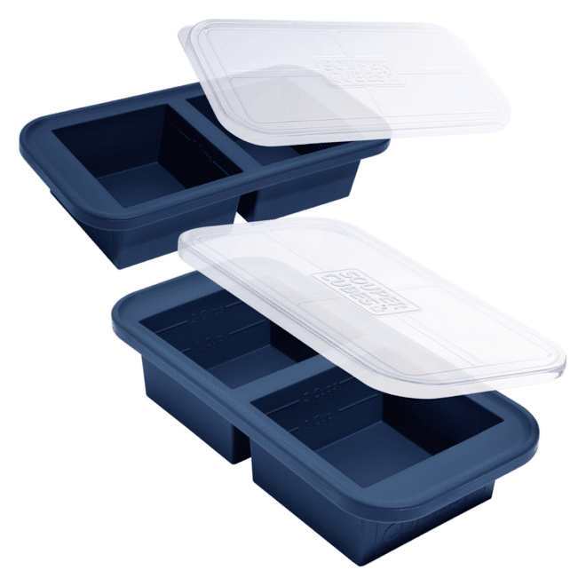 pizza dough and sauce containers